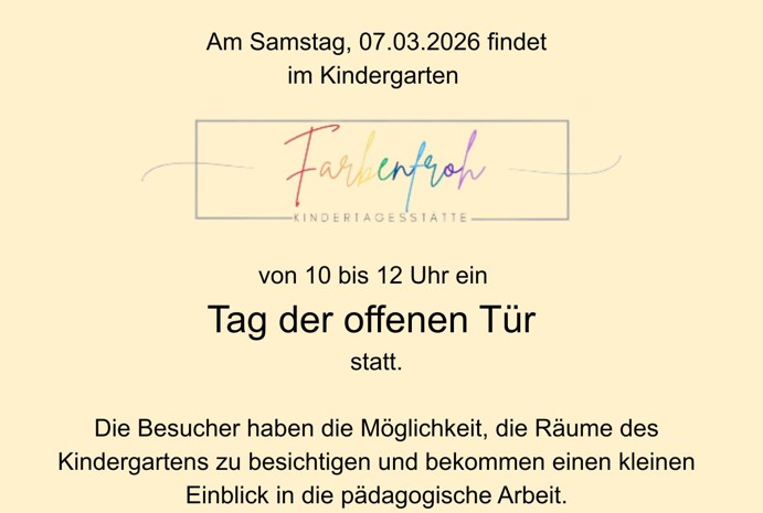Tag der offenen Tür